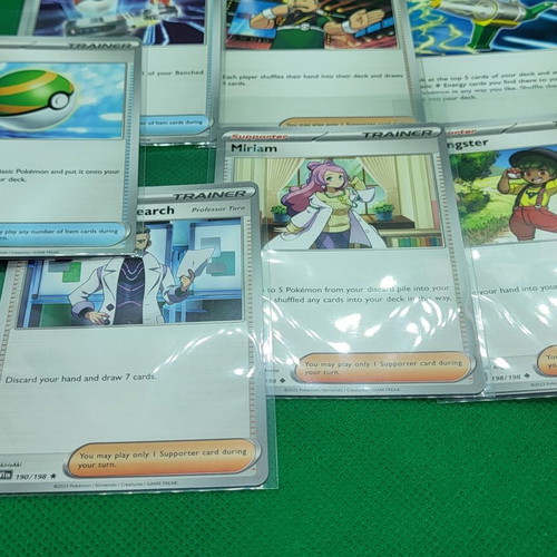 Trainers πακέτο 7 καρτών Pokemon Scarlet & Violet σε άριστη κατάσταση