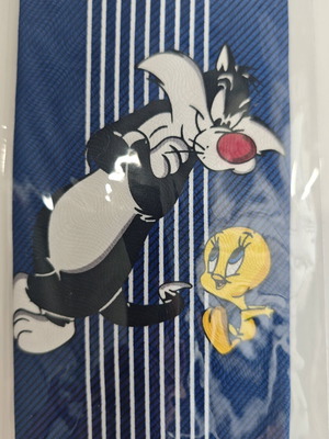 Vintage Looney Tunes Sylvester & Tweety Tie New