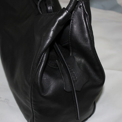Marella leather handbag like new, black and brown