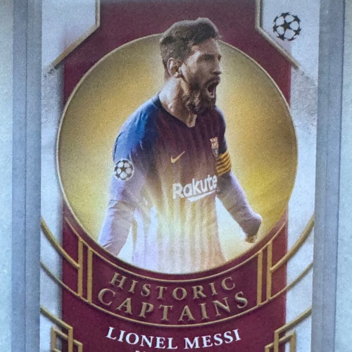 2025 Topps UCL Messi Historic Captains new