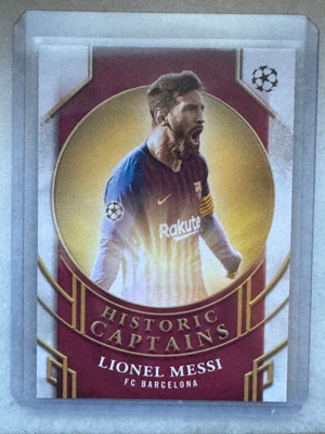 2025 Topps UCL Messi Historic Captains new