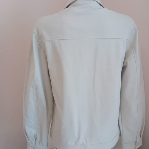 Men's spring jacket, beige and grey