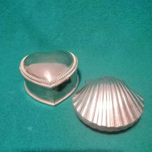 Silver-plated jewelry boxes