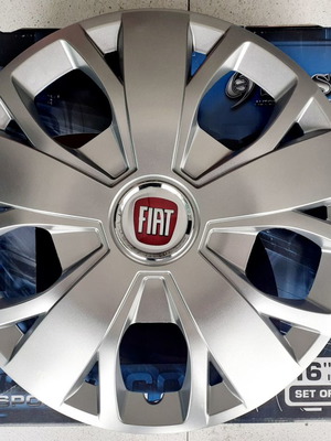 Hubcaps 16'' marked for Fiat Ducato new, set of 4 pieces