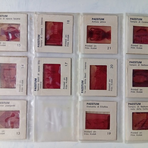 Slide album used from France, Spain, Italy 1966