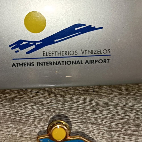 Collectible Athens International Airport 1st Year Operation Pin new