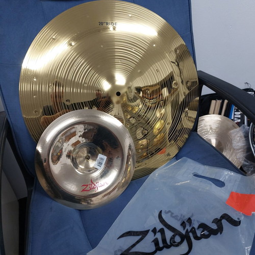 Zildjian China Oriental FX Trash 10" and Ride 20" cymbals new