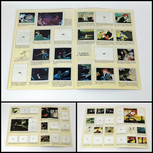 Bernard and Bianca The Rescuers Panini Sticker Album 1978 like new