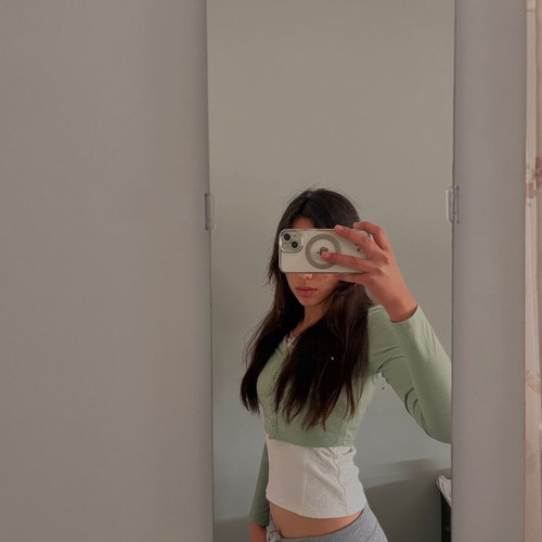 Shein green top like new, size S