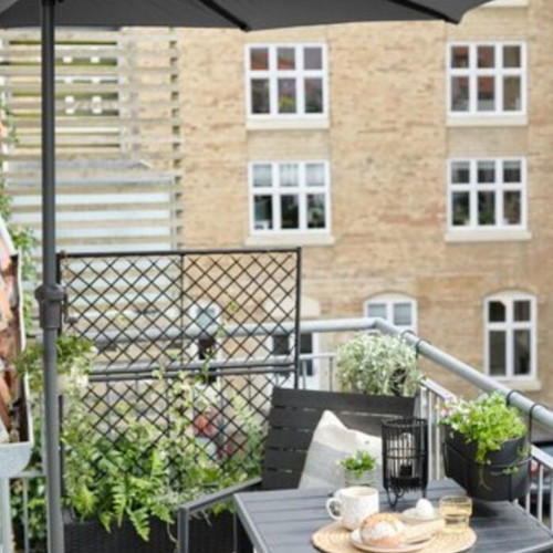 Jusk Balcony and Garden Umbrella with Cover, New, 270x135 cm