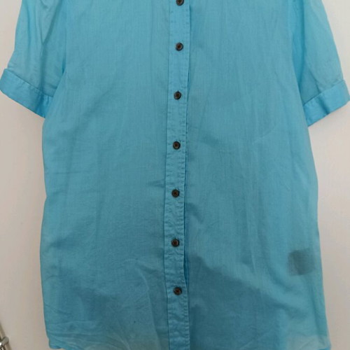 Polo Jeans cotton shirt like new, turquoise