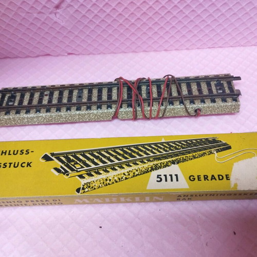 Marklin HO metal train tracks set with switches, curves, straights