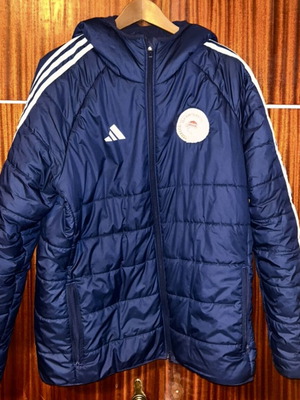 Adidas Olympiacos Puffer Jacket L like new, official anniversary