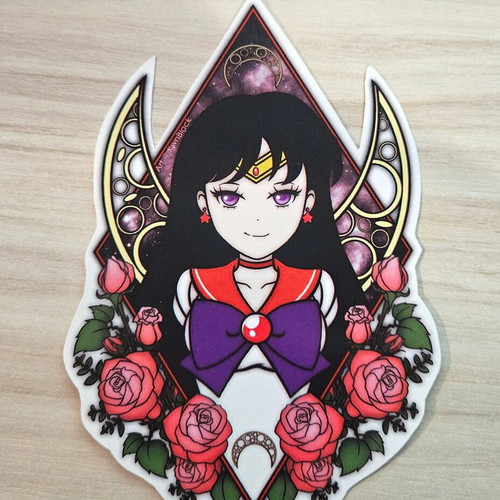 Sailor Mars handmade sticker made to order