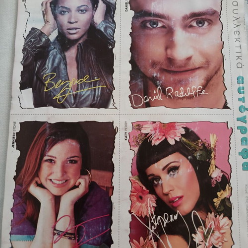 Magazines with Patty 2010 & 2011 like new, with posters and autographs