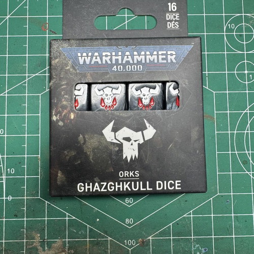 Ghazghull Warhammer 40,000 dice like new