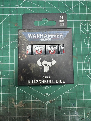 Ghazghull Warhammer 40,000 dice like new