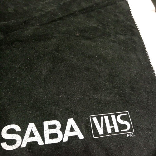 Saba VHS PAL antistatic fabric collectible velvet like new