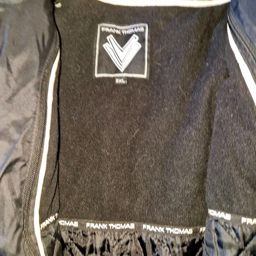 Frank Thomas Motorcycle Jacket 2 XL waterproof like new with inner lining