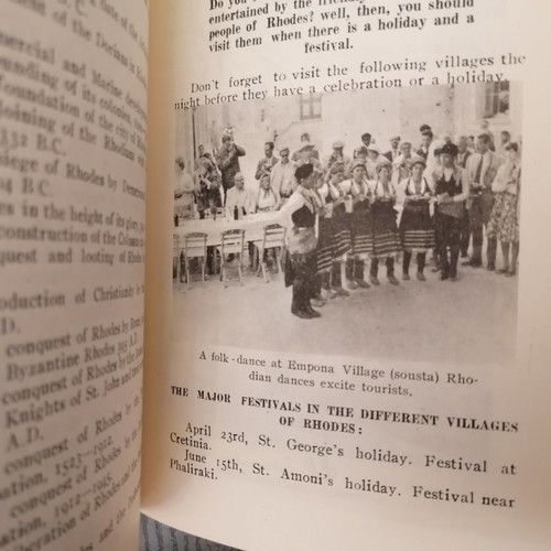Rhodes tourist guide used in English