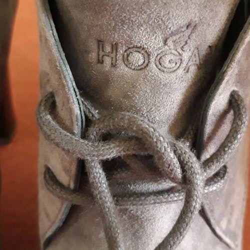 Hogan shoes grey suede like new, size 37