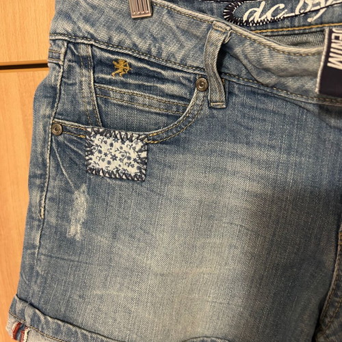 Esprit denim shorts like new, size 31, blue turquoise