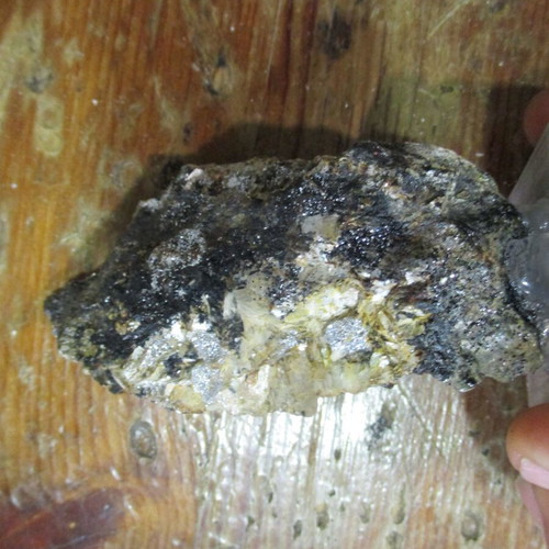 Muscovite Magnetite mineral new, rare Greek Milos