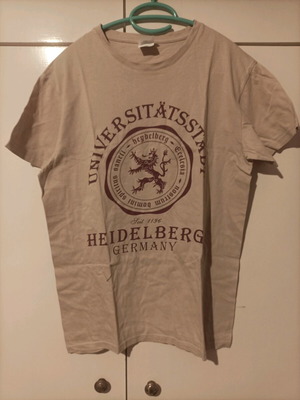 University of Heidelberg mako T-shirt used, beige, size M