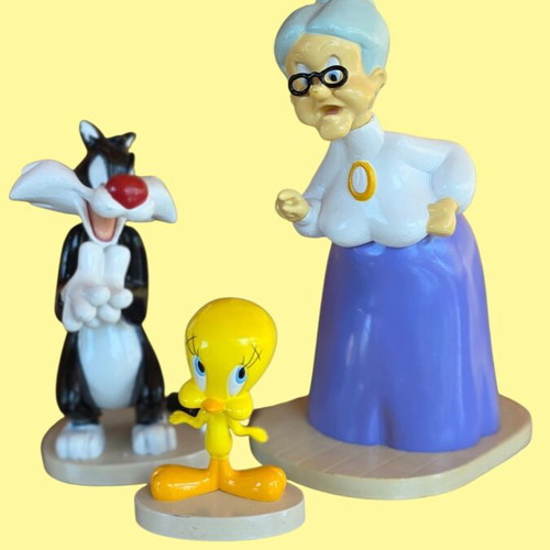 Sylvester Tweety Emma Webster Looney Tunes figures like new DeAgostini