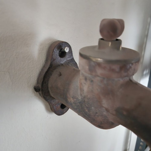 Vintage brass faucet refurbished