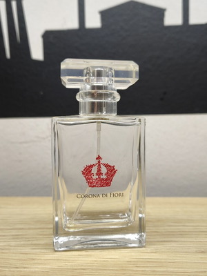 Corona Di Fiori empty perfume bottle used