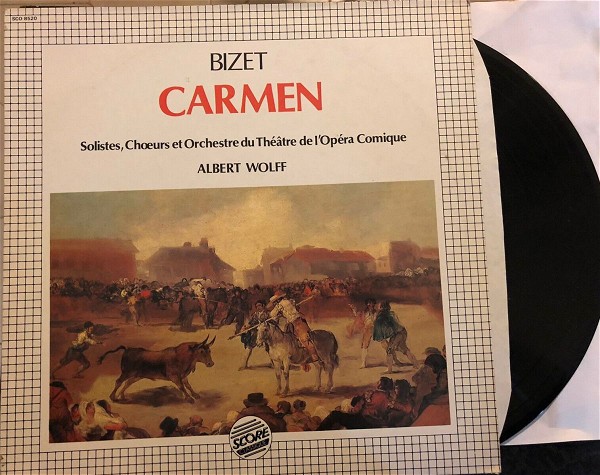  diskos viniliou Georges Bizet –karmen opera Carmen ,Opera ,den echi pechti pote, to mesa apechto katastasi (M) vinyl lp record vinilio