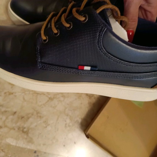 JK London shoes used, leather blue scarponi size 40