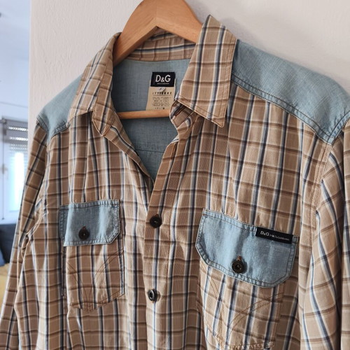 Dolce & Gabbana Vintage Shirt Size L Made in Italy Y2K