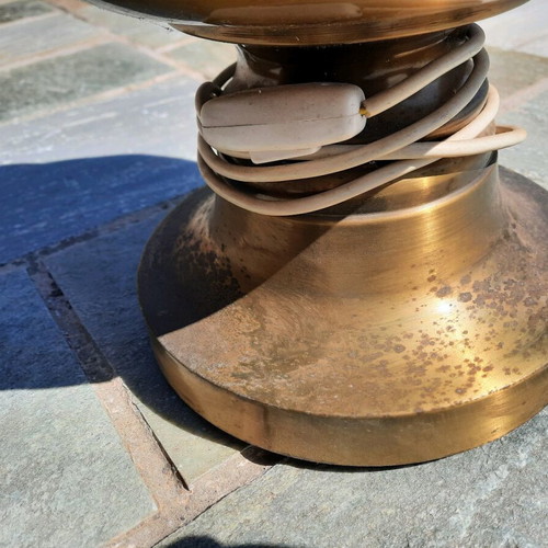 Vintage Brass Table Lamp / Lantern (Without Shade)