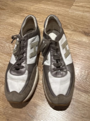 Hogan interactive women's sneakers size 39 like new, white