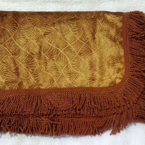 Velvet Tablecloth Mustard Gold 150x180 cm Lightweight Velour