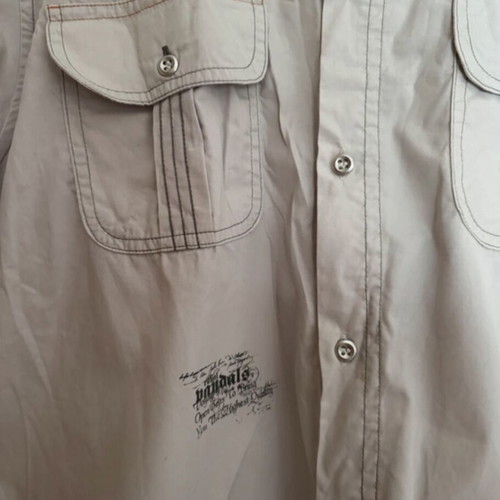 Royal Vandals short-sleeve shirt men's like new, size M, beige