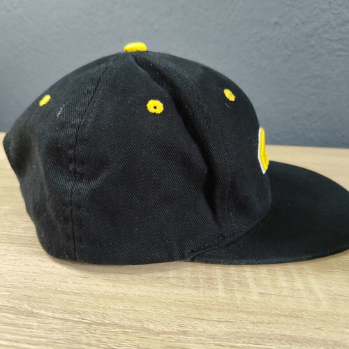 Liebherr Snapback Hat used, black and yellow