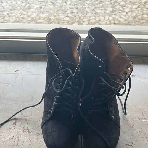Uncle boots black velvet like new, size 40