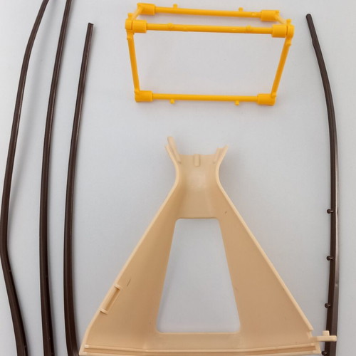 Playmobil parts used, tent pieces