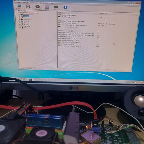 MSI P6N SLI Platinum motherboard like new with Intel Core 2 Duo CPU and DDR2 RAM