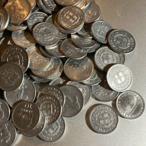 115 Greek coins