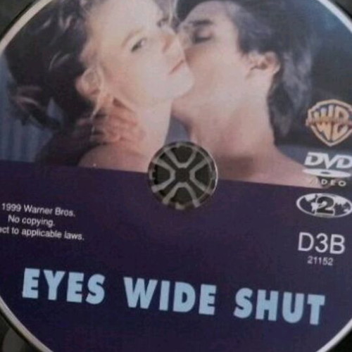 Eyes Wide Shut DVD used, thriller with subtitles