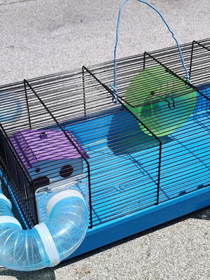 Hamster cages like new, two sizes with accessories