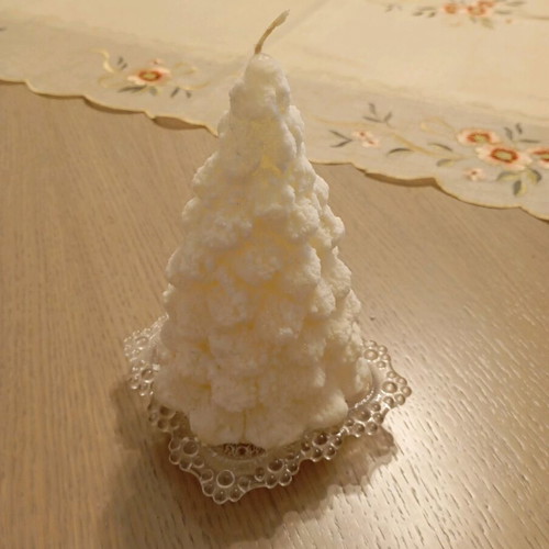 Christmas tree candle like new