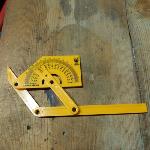 Plastic movable protractor new