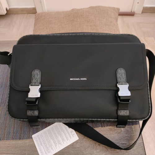 Michael Kors original professional backpack, black and grey