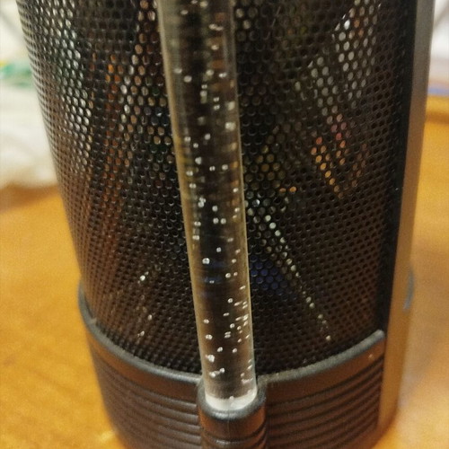 Pen holder with built-in electronic clock used