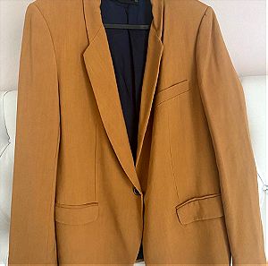 Zara basic blazer σακάκι Κάμελ
